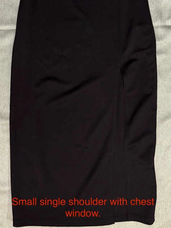 Black one shoulder dress - Picture 2 of 2